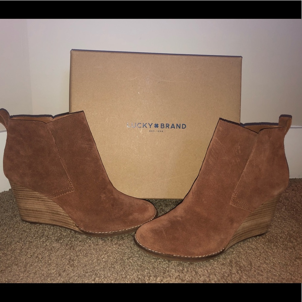 Lucky brand booties